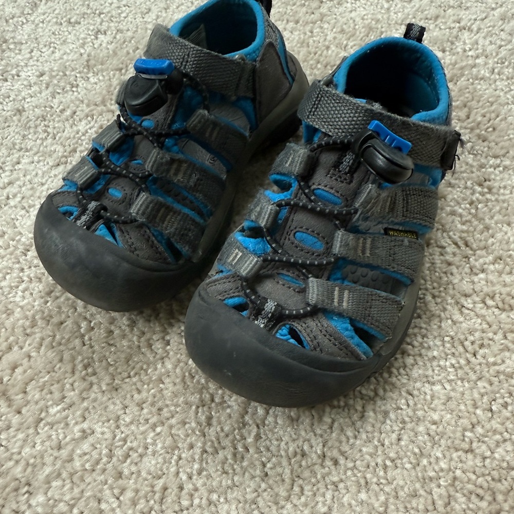Keen Kids Blue and Gray Adventure Sandals